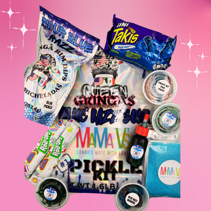 Blue Raz Sour Mama V Pickle Kits – Tangy Blue Raspberry & Pickle Flavor Combo