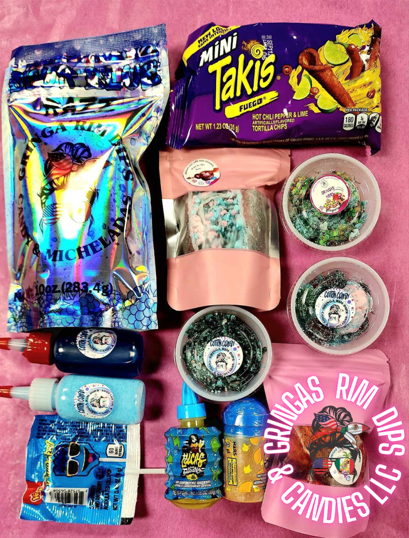 Cotton Candy Pickle Kit Gringas Rim Dips LLC