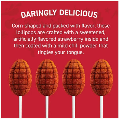 vero elotes strawberry lollipops
