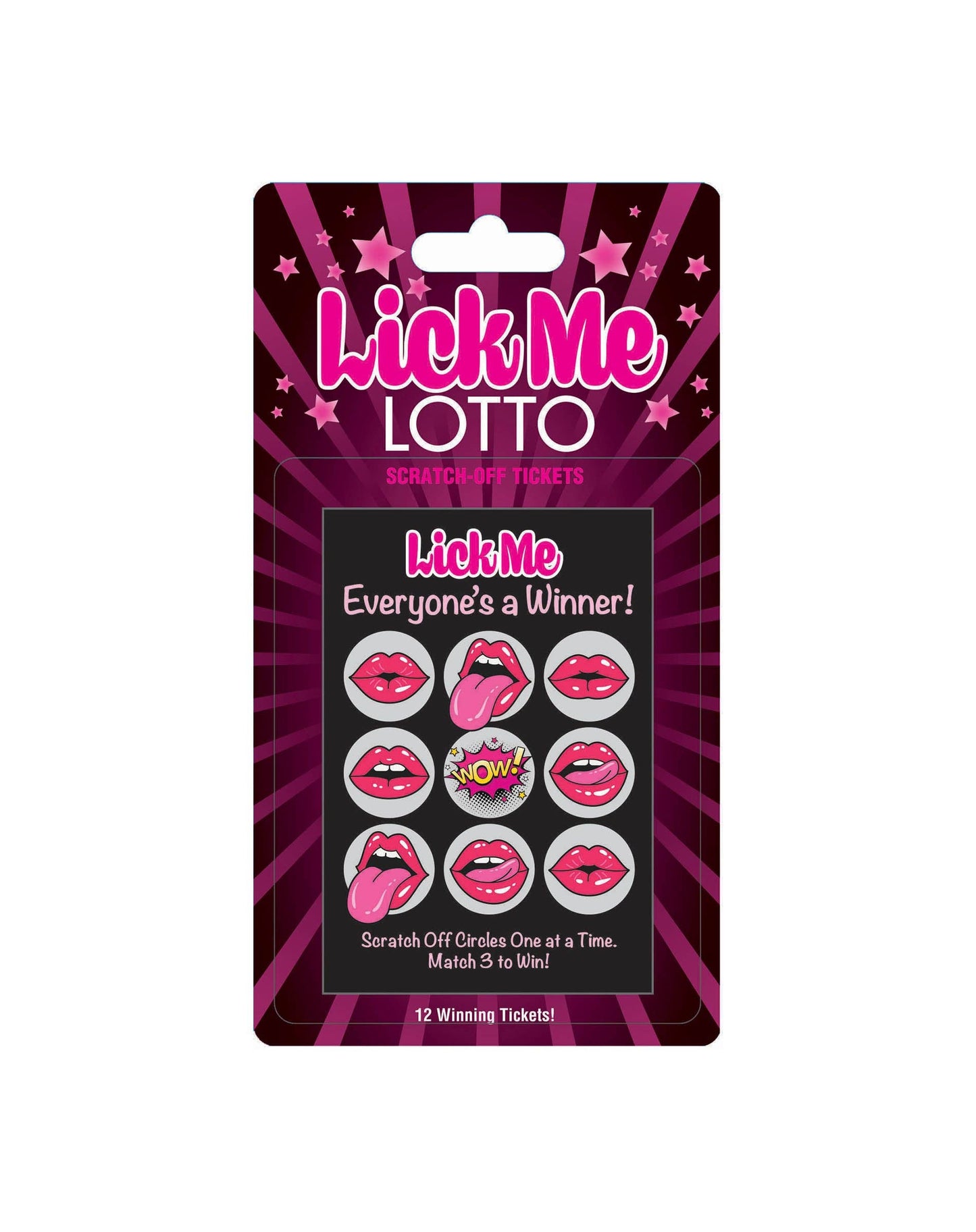Lick Me Lotto - Scratch Ticket Oral Sex Game for Lovers