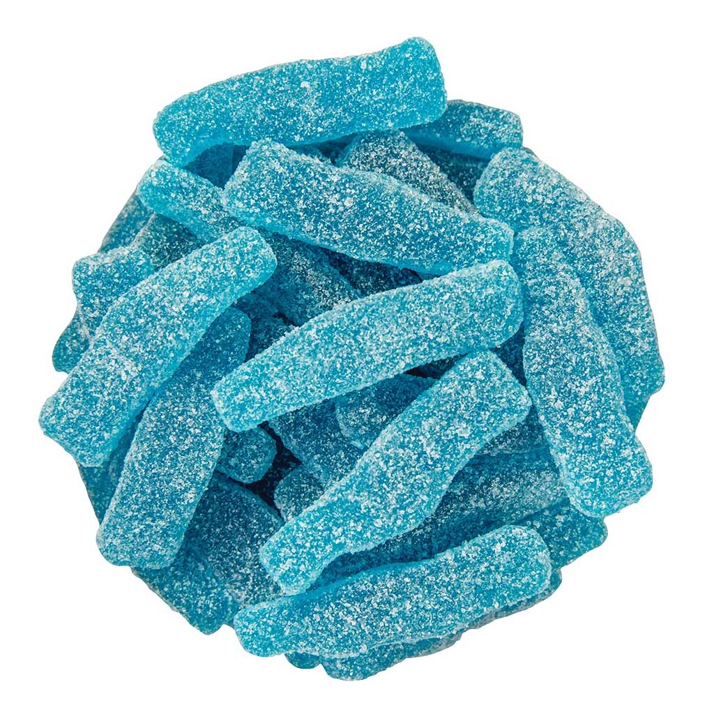 Sour Blue Raspberry Cola Bottles - Pick It Mix