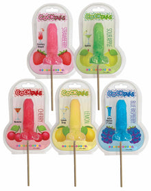 COCKtails- Cocktail Inspired Penis Lollipop- Strawberry Daiquiri 🍓