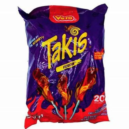 Vero Takis Fuego Paleta / Lollipop