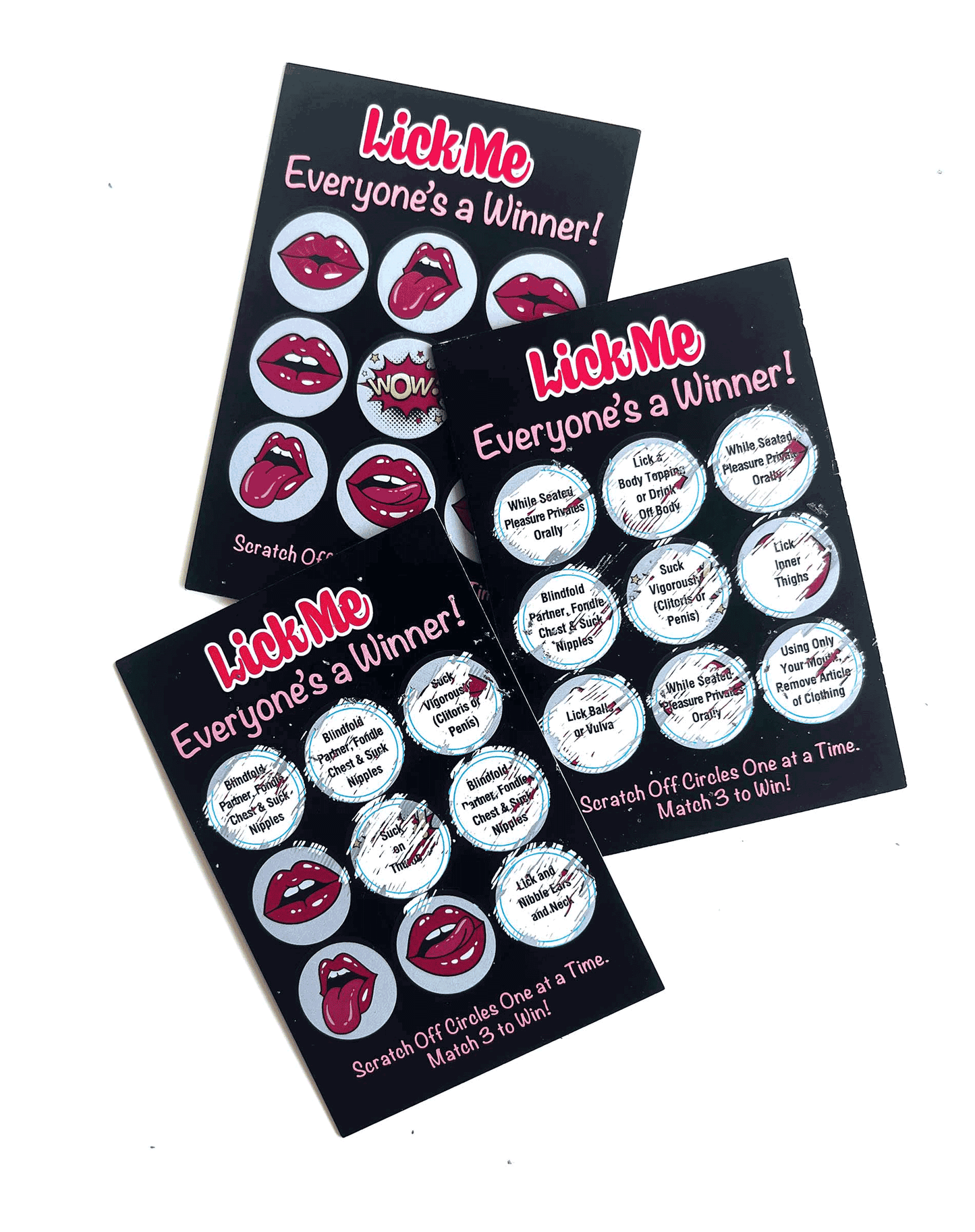 Lick Me Lotto - Scratch Ticket Oral Sex Game for Lovers