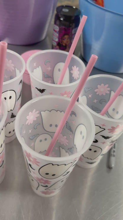 Gringa’s Ghost Cup Candy Bundle – 24oz Cup, Spooky Gummy Mix & Treats
