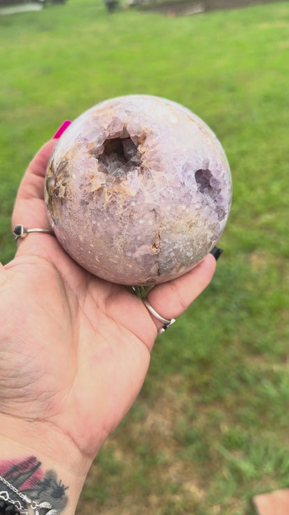 Amethyst Geode Sphere