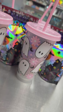 Gringa’s Ghost Cup Candy Bundle – 24oz Cup, Spooky Gummy Mix & Treats
