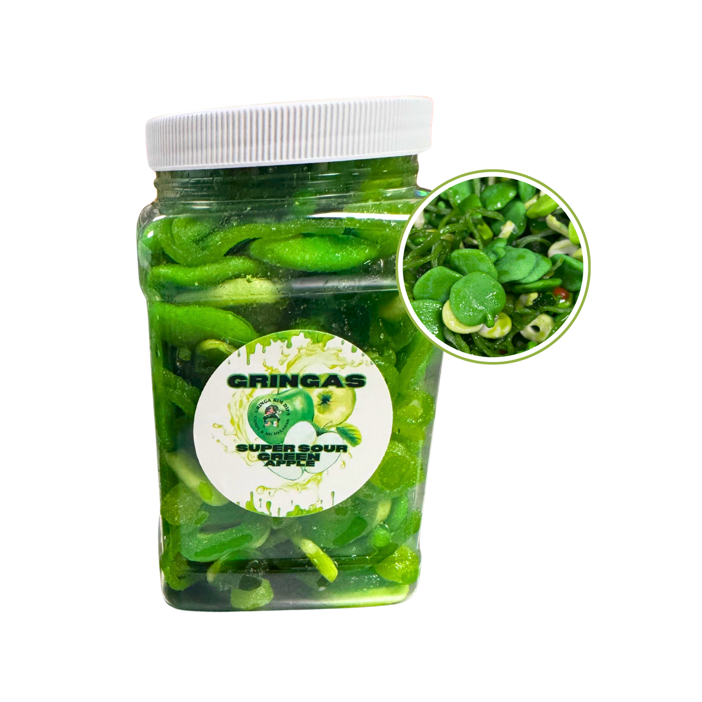 Super Sour Green Apple Gummy Mix