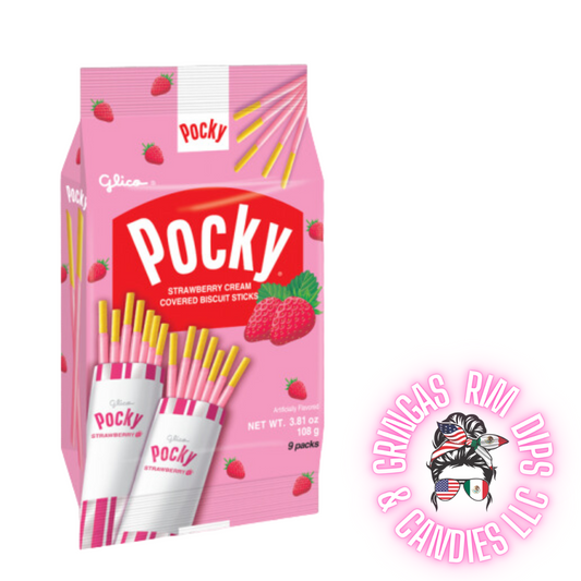 Pocky Strawberry- 9 Pack